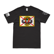 RT Alabama MACV-SOG Vietnam War T-Shirt Tactically Acquired Black Distressed Small