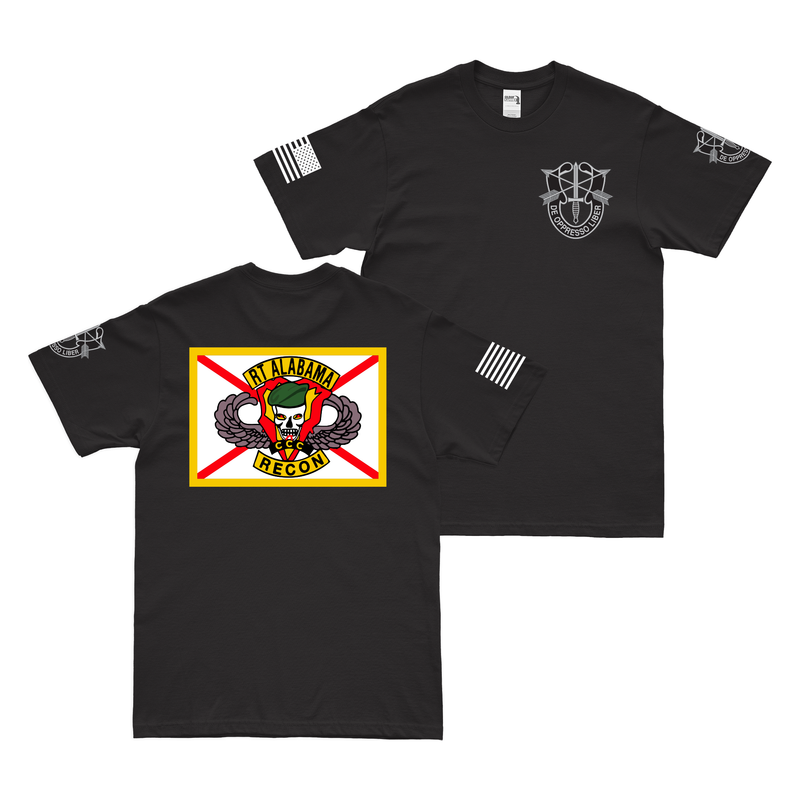 Double-Sided MACV-SOG RT Alabama Vietnam Logo T-Shirt