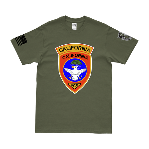 RT California MACV-SOG Vietnam War T-Shirt Tactically Acquired Military Green Clean Small