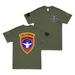 Double-Sided MACV-SOG RT California Vietnam Logo T-Shirt Tactically Acquired Military Green Small 