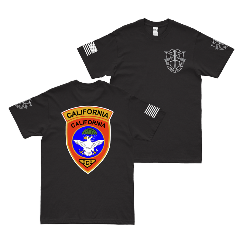 Double-Sided MACV-SOG RT California Vietnam Logo T-Shirt