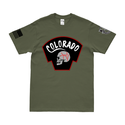 RT Colorado MACV-SOG Vietnam War T-Shirt Tactically Acquired Military Green Clean Small