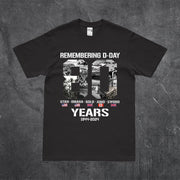 Remembering D-Day 2024 - 80th Anniversary Memorial T-Shirt Tactically Acquired   
