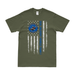 SEAL Delivery Vehicle Team 1 (SDVT-1) American Flag T-Shirt Tactically Acquired Military Green Small 
