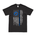 SEAL Delivery Vehicle Team 1 (SDVT-1) American Flag T-Shirt Tactically Acquired Black Small 