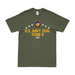 Patriotic U.S. Navy SEAL Team 6 Logo Emblem T-Shirt Tactically Acquired Military Green Small 