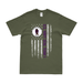 Patriotic U.S. Navy SEAL Team 1 American Flag T-Shirt Tactically Acquired Military Green Small 