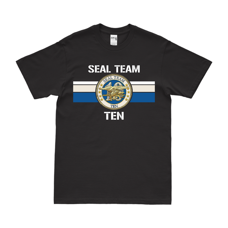 Modern U.S. Navy SEAL Team 10 Emblem T-Shirt