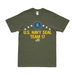 Patriotic U.S. Navy SEAL Team 17 Logo Emblem T-Shirt Tactically Acquired Military Green Small 