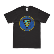 U.S. Navy SEAL Team 17 Emblem T-Shirt Tactically Acquired Black Distressed Small