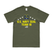 Patriotic U.S. Navy SEAL Team 18 Logo Emblem T-Shirt Tactically Acquired Military Green Small 