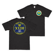 Double-Sided U.S. Navy SEAL Team 18 NSW T-Shirt Tactically Acquired Black Small 