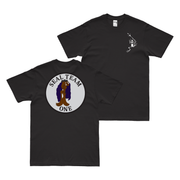 Double-Sided U.S. Navy SEAL Team 1 Frogman T-Shirt Tactically Acquired Black Small 