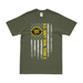 Patriotic U.S. Navy SEAL Team 3 American Flag T-Shirt Tactically Acquired Military Green Small 