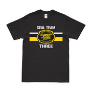 Modern U.S. Navy SEAL Team 3 Emblem T-Shirt Tactically Acquired Black Small 