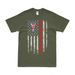 Patriotic U.S. Navy SEAL Team 7 American Flag T-Shirt Tactically Acquired Military Green Small 