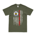 Patriotic U.S. Navy SEAL Team 8 American Flag T-Shirt Tactically Acquired Military Green Small 