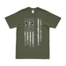 U.S. Army Special Forces De Oppresso Liber American Flag T-Shirt Tactically Acquired Small Military Green 