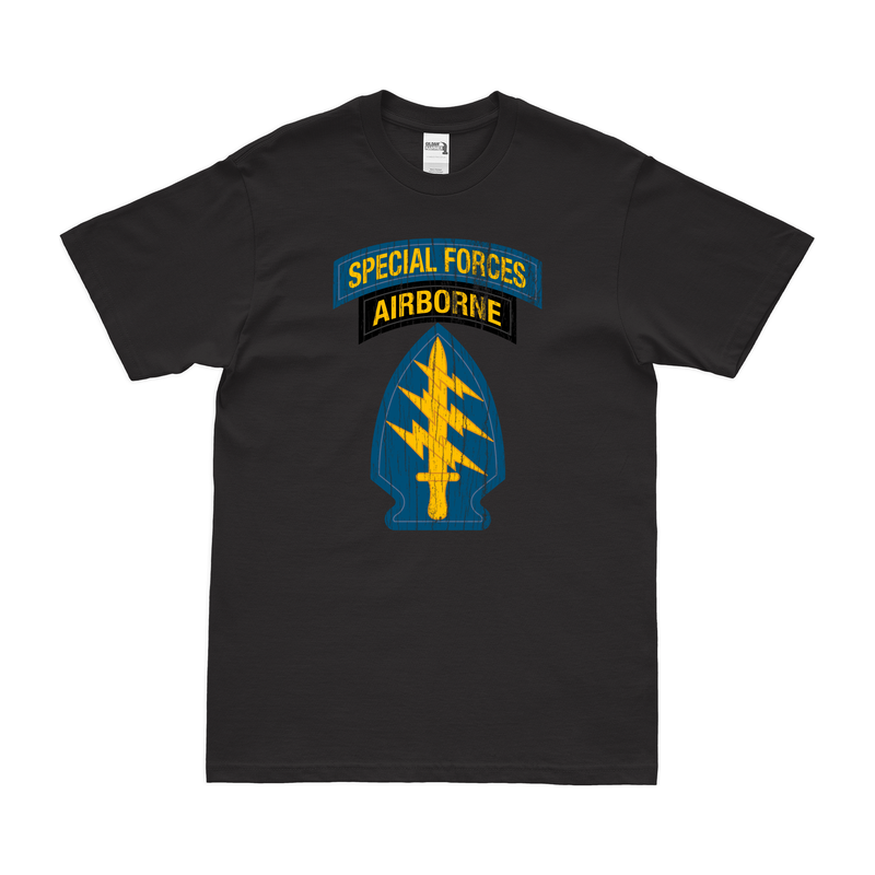Distressed U.S. Army Special Forces Airborne Tab T-Shirt