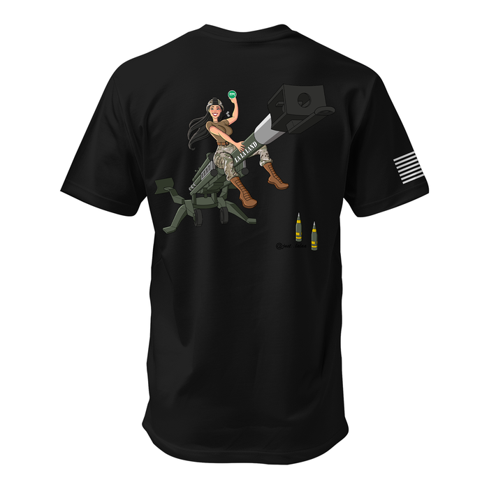 ZYN by Lala: Princess of Battle ZYN Flavors Field Artillery T-Shirt Tactically Acquired Black Small Spearmint