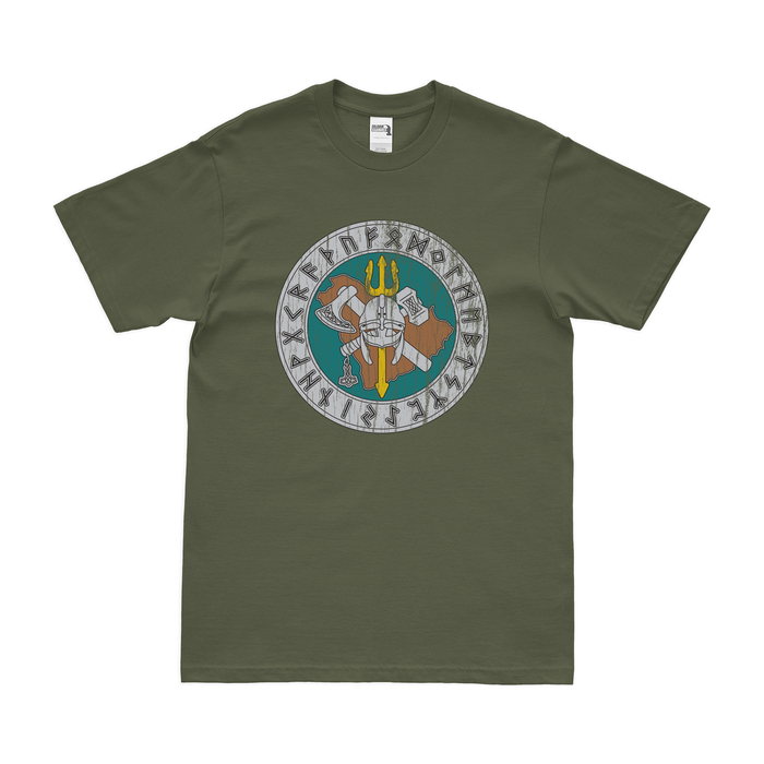 Special Reconnaissance Team One (SRT-1) Emblem T-Shirt Tactically Acquired Military Green Distressed Small
