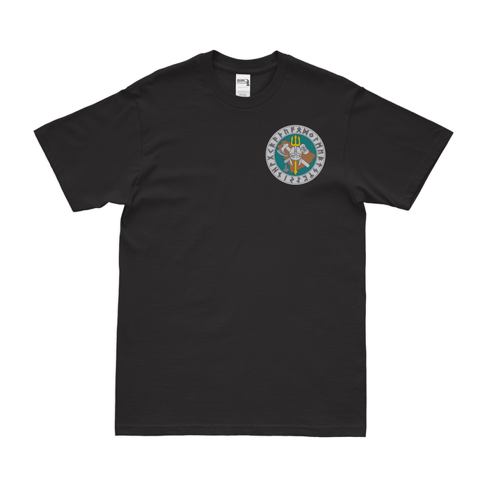 Special Reconnaissance Team One (SRT-1) Left Chest Emblem T-Shirt Tactically Acquired Black Small 