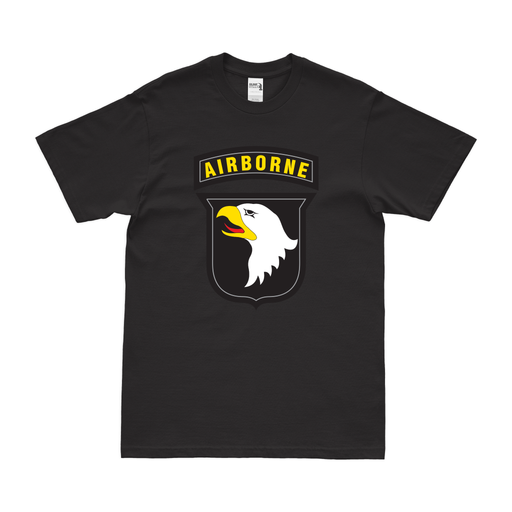 101st Airborne Division SSI Emblem T-Shirt Tactically Acquired Black Small 