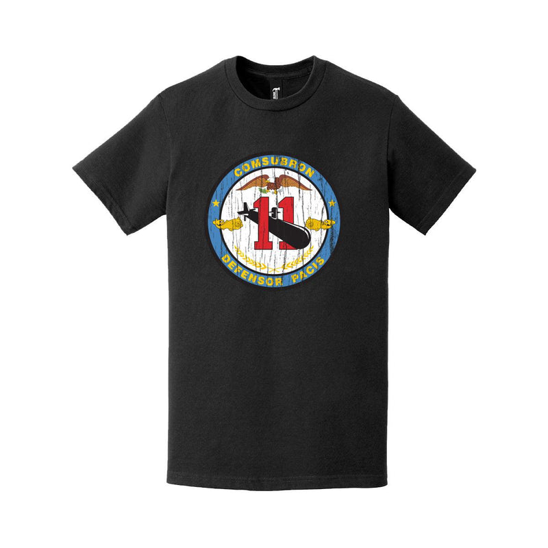ユーズド加工 SUBRON 11 ロゴ エンブレム クレスト Tシャツ