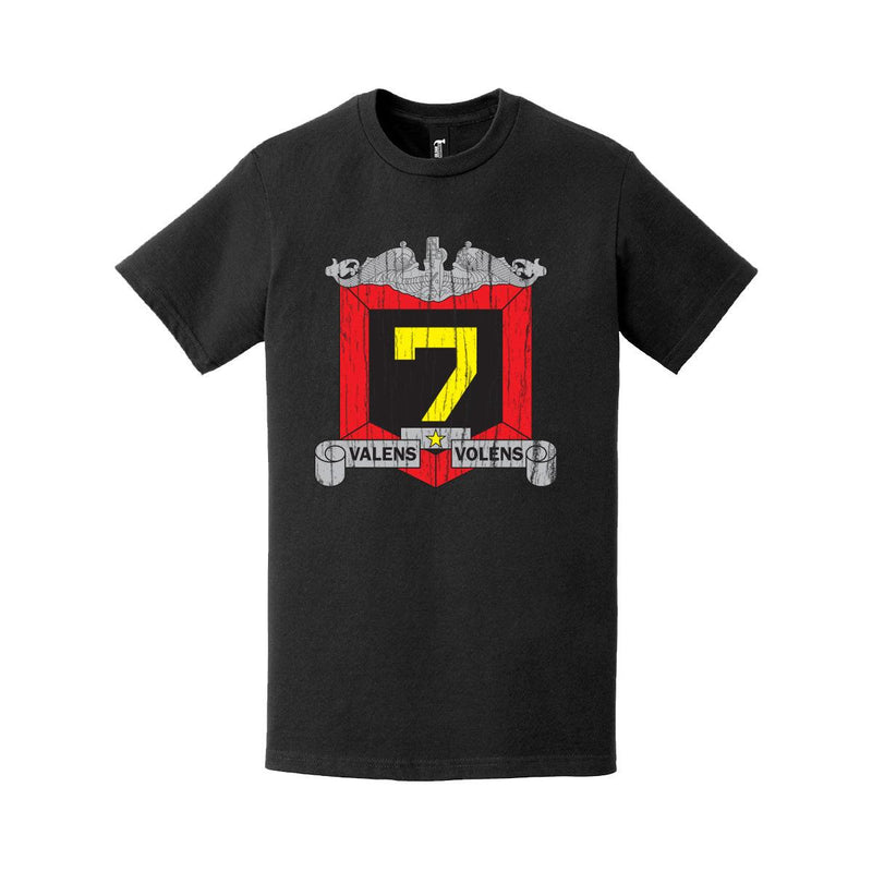 使い古したSUBRON 7 ロゴ エンブレム クレスト Tシャツ