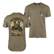 Double V Victory – WW2 MP Pin-Up Girl Saulyna T-Shirt Tactically Acquired Coyote Brown S