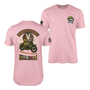 Double V Victory – WW2 MP Pin-Up Girl Saulyna T-Shirt Tactically Acquired Pink S