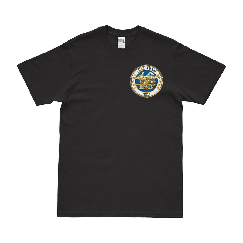 U.S. Navy SEAL TEAM 10 Left Chest Emblem T-Shirt