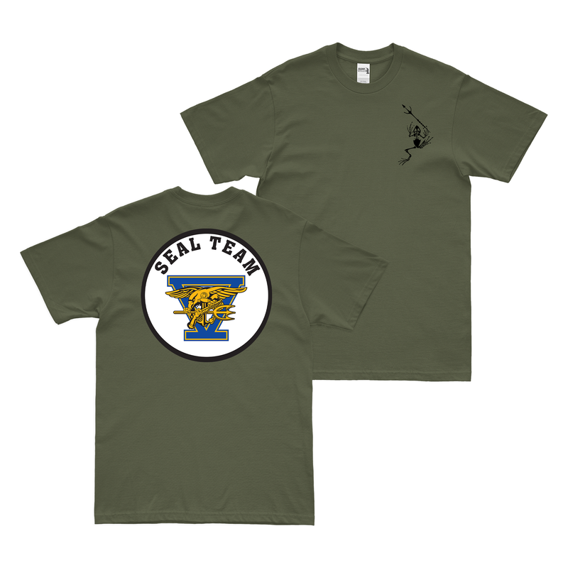 Double-Sided U.S. Navy SEAL Team 5 Frogman T-Shirt