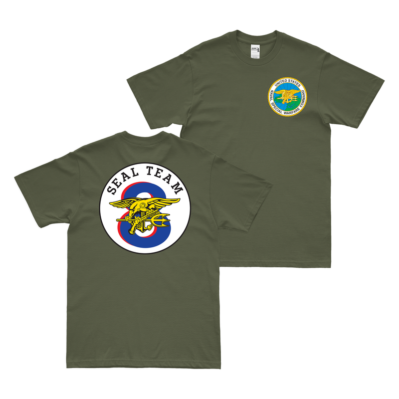 Double-Sided U.S. Navy SEAL Team 8 NSW T-Shirt