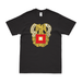 U.S. Army Signal Corps 'USASC' Branch Insignia T-Shirt Tactically Acquired Black Distressed Small