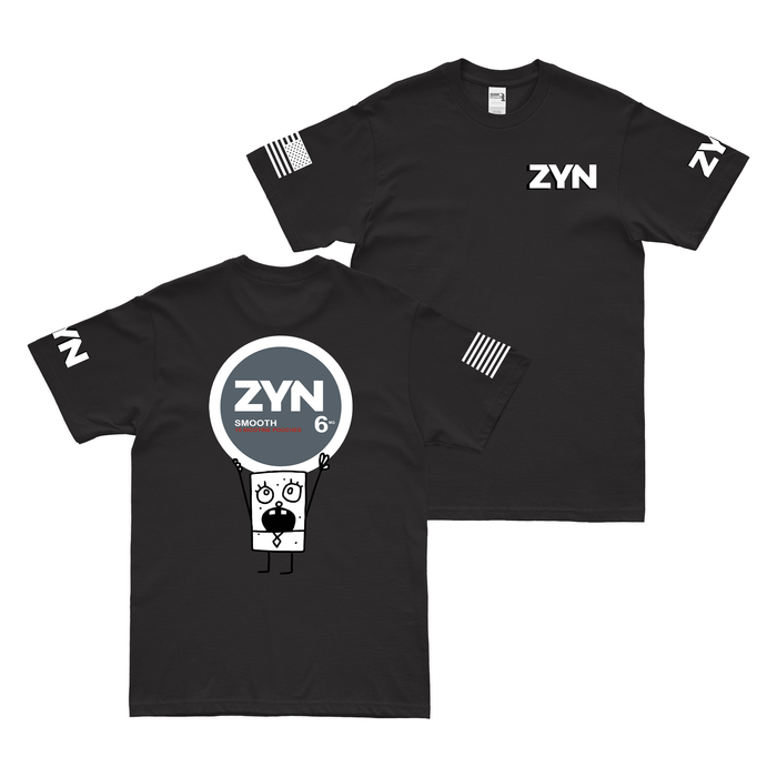 ZYN Bob T-Shirt Tactically Acquired Black Smooth 