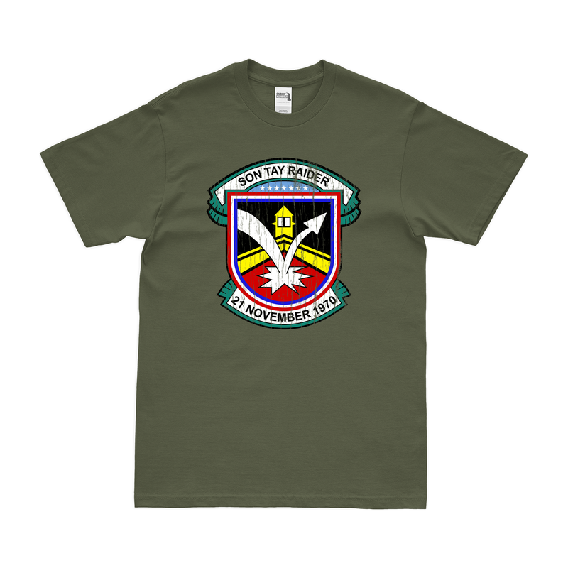 Distressed U.S. Army Son Tay Raiders Vietnam War T-Shirt