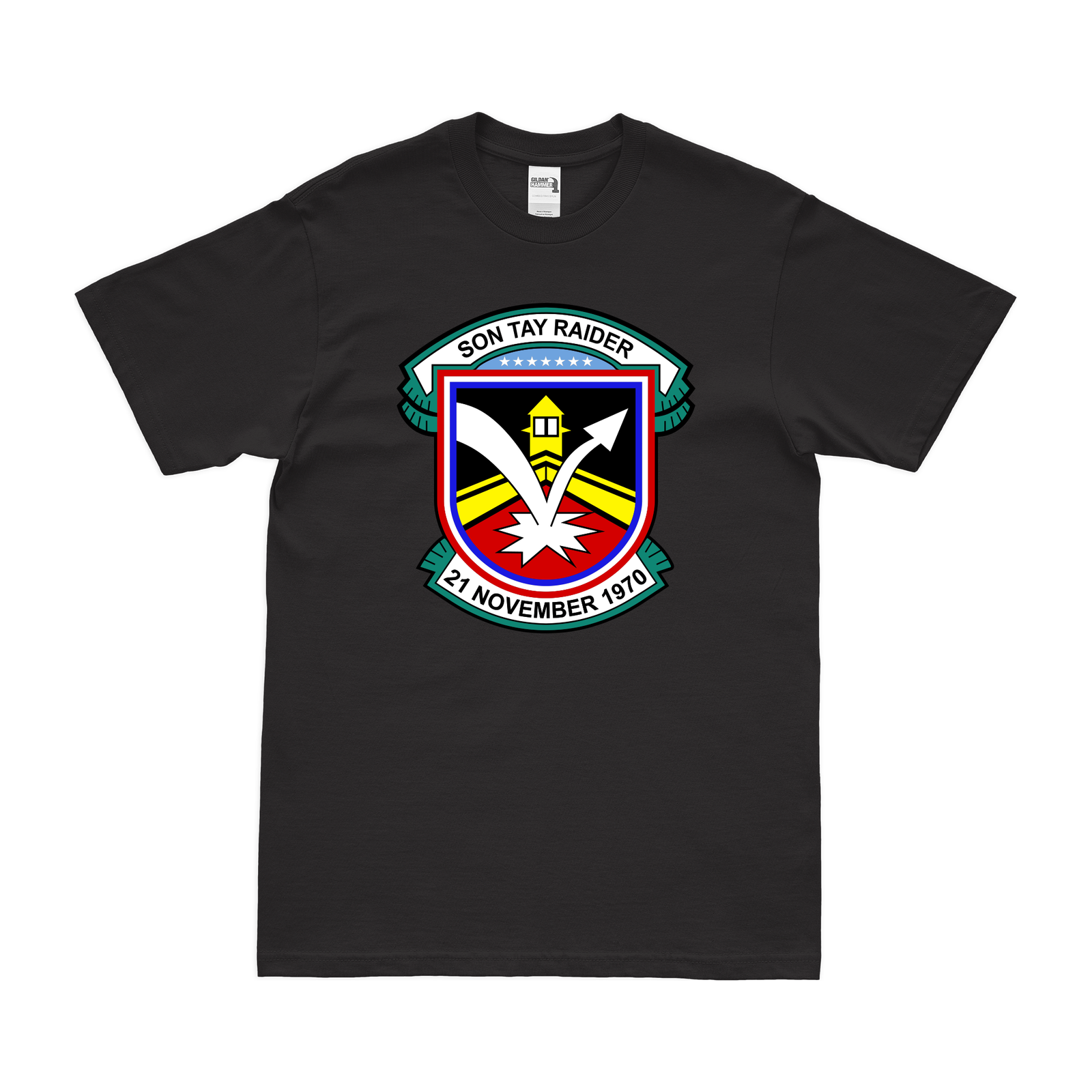 U.S. Army Son Tay Raiders Vietnam War T-Shirt Tactically Acquired Small Black 