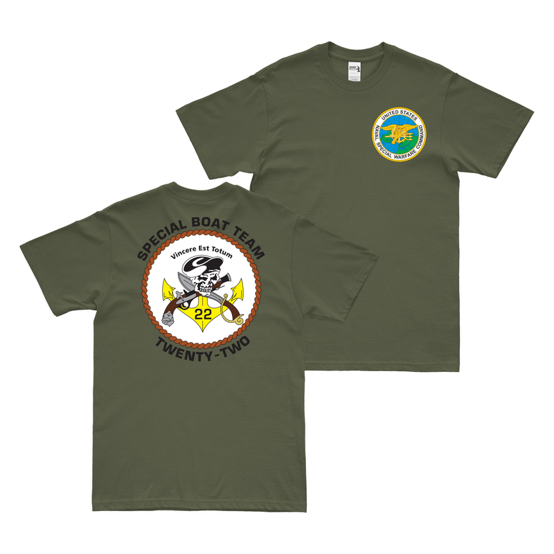 Double-Sided Special Boat Team 22 (SBT-22) NSW T-Shirt