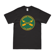 U.S. Army Special Forces Branch Plaque T-Shirt Tactically Acquired Small Black 