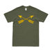 Distressed U.S. Army Special Forces Emblem T-Shirt Tactically Acquired Small Military Green 