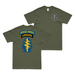 Double-Sided U.S. Army Special Forces Branch Tab T-Shirt Tactically Acquired Small Military Green 