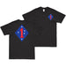 Double-Sided 1st Marine Division Tet Offensive T-Shirt Tactically Acquired Small Black 