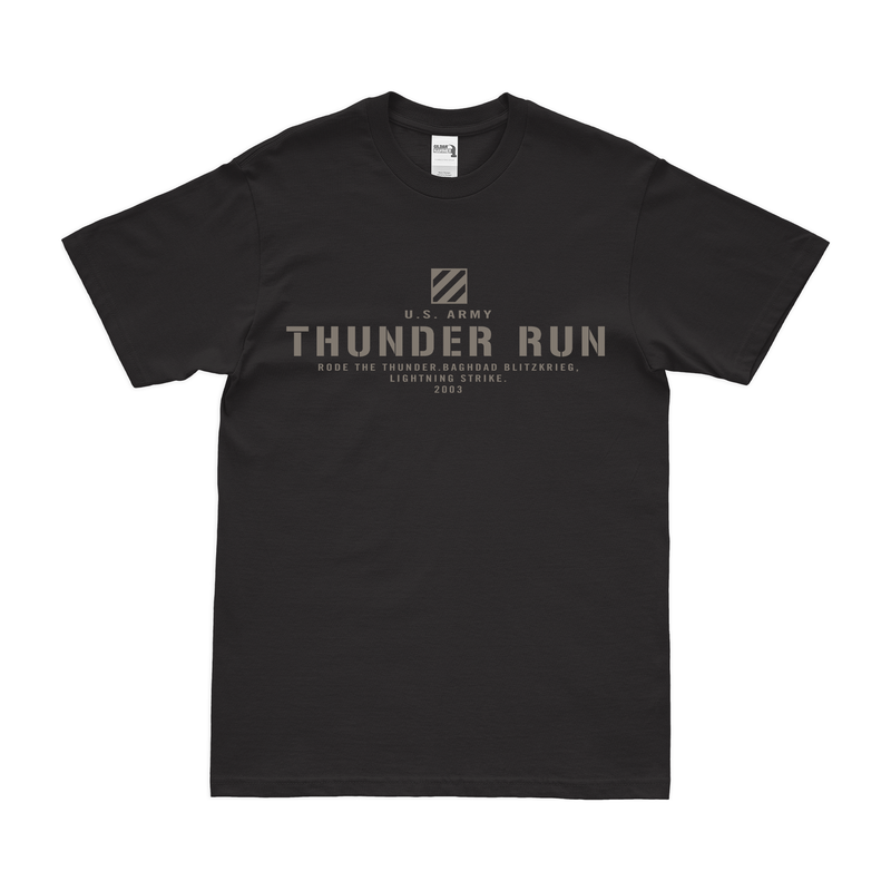 3ID Thunder Run Legacy - Operation Iraqi Freedom Veteran T-shirt
