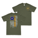 Double-Sided U.S. Army Aviation American Flag T-Shirt Tactically Acquired Military Green Small 