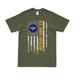 U.S. Army Aviation American Flag T-Shirt Tactically Acquired Military Green Small 