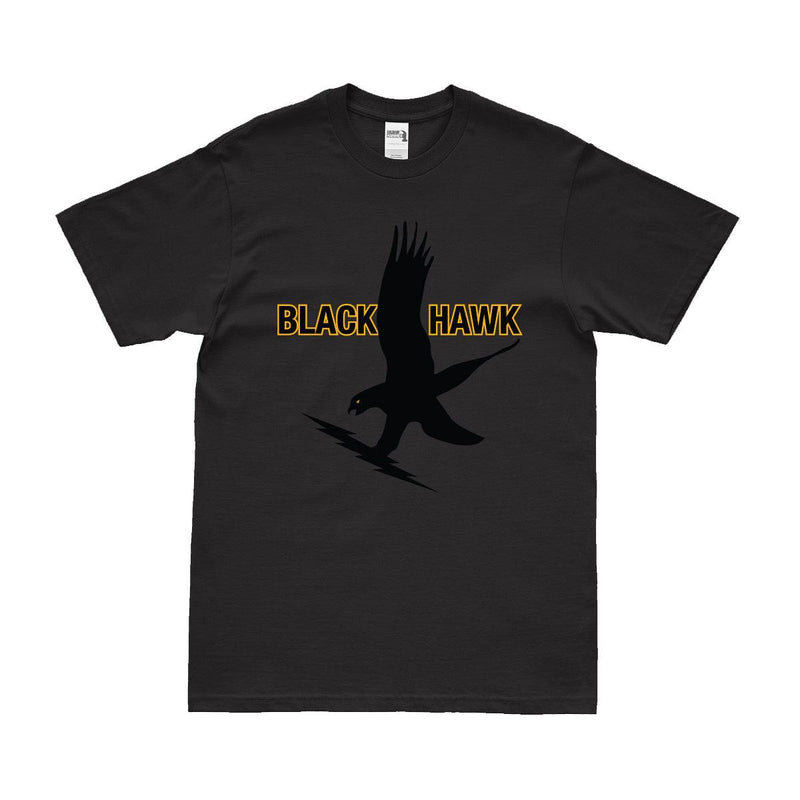 UH-60 ブラックホーク 軍用ヘリコプター ロゴ エンブレム Tシャツ
