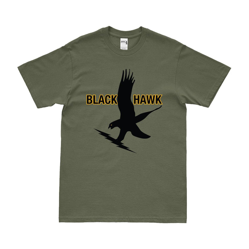 UH-60 ブラックホーク 軍用ヘリコプター ロゴ エンブレム Tシャツ