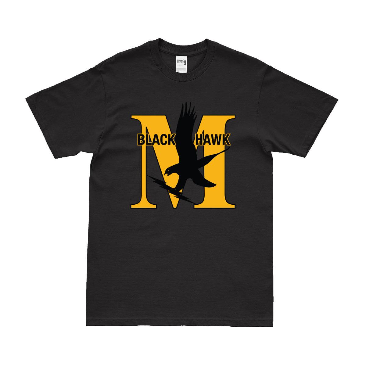 UH-60M Blackhawk Military Helicopter Logo T-Shirt Tactically Acquired Small Black 