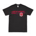 Corps of Engineers Modern Design T-Shirt Tactically Acquired Black Distressed Small